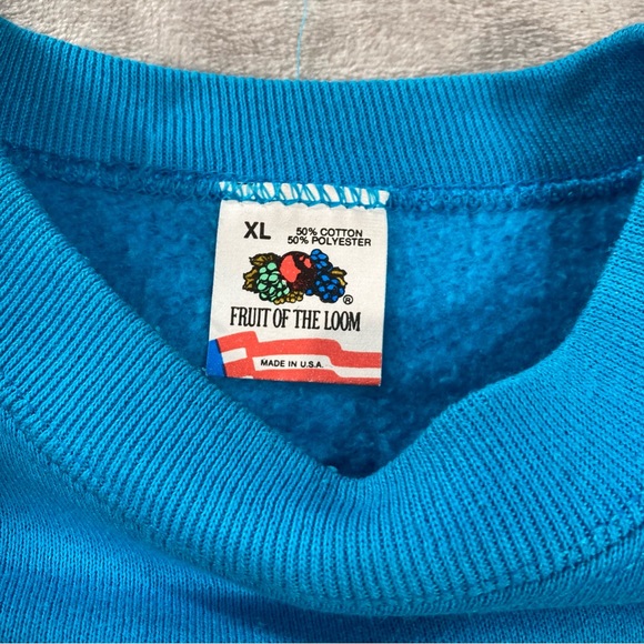 Vintage Colorado Destination Snowing Sweatshirt Men's Sz XL USA Made - Picture 4 of 8